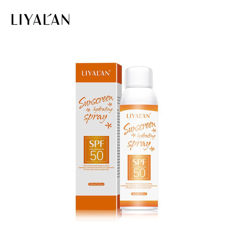 Liyalinan SPF 50+ Lightweight Oil Free Sunscreen Hydrating Spray For Face And Body(150ml)