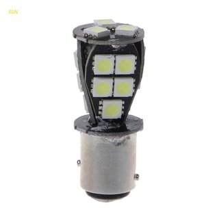 Sun หลอดไฟเบรกท้ายรถยนต์ 1157 BAY15D 21 LED 5050 SMD P21/5W DC 12V สีขาว