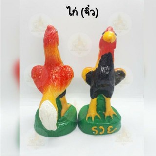 ไก่แก้บน ขนาดจิ๋ว 50 ตัว รูปปั้นไก่ ไก่ชน ไก่เรซิ่น 🐓