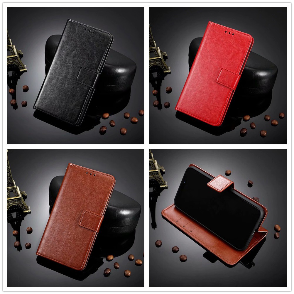 เคส For Realme X7 X3 X2 XT X50 C11 GT Neo2 Neo 3T 2 pro Master Edition 5G Narzo 30A Flip Case Wallet Cover PU Leather กันกระแทก เคสเคสโทรศัพท์หนังฝาพับพร้อมช่องใส่บัตรสําหรับ