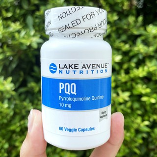 44% OFF ราคา Sale!!! EXP:04/2023 พีคิวคิว PQQ (Pyrroloquinoline Quinone)10 mg 60 VegCaps (Lake Avenue Nutrition®)