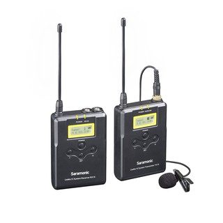 Saramonic UWMIC15 (RX15+TX15) 16-Channel Digital UHF Wireless Lavalier Microphone System with Bodypack Transmitter