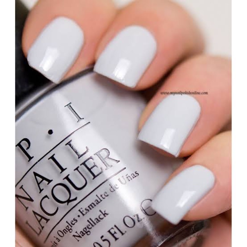 พร้อมส่ง OPI I Cannoli Wear OPI เทาอ่อนๆๆ นู๊ดๆๆ เบาๆ เทาสว่างนัวๆ ออกโทนขาวที่มีความเทาเล็กน้อย aแท้ %