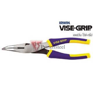 IRWIN VISE-GRIP คีมตัดปากแหลมปลายงอ ปากโค้ง 40 องศา ขนาด 6 นิ้ว (1 อัน)