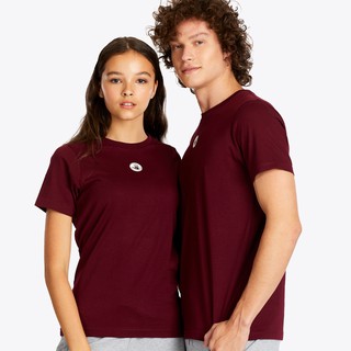 BODY GLOVE Unisex Basic Cotton T-Shirt เสื้อยืด สีเลือดหมู-29