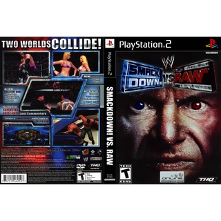 แผ่นเกมส์ PS2 WWE SmackDown vs Raw   คุณภาพ ส่งไว (DVD)