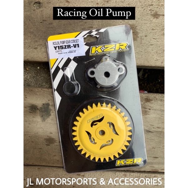 KZR Racing Oil Pump Gear Com Set สําหรับ Yamaha Y15ZR V1(33T)
