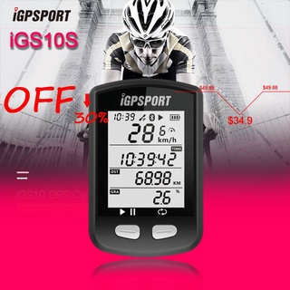 Igs10S Gps เครื่องวัดความเร็วจักรยาน Igpsport 10S ไร้สายวัดระยะทางสีฟ้า Ant+