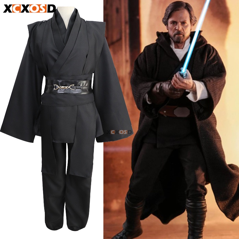 XCXOSD Star Wars Luke Skywalker คอสเพลย์เครื่องแต่งกาย Obi-Wan Kenobi Replica Jedi Robe Fantasia ชายปาร์ตี้ฮาโลวีนชุด