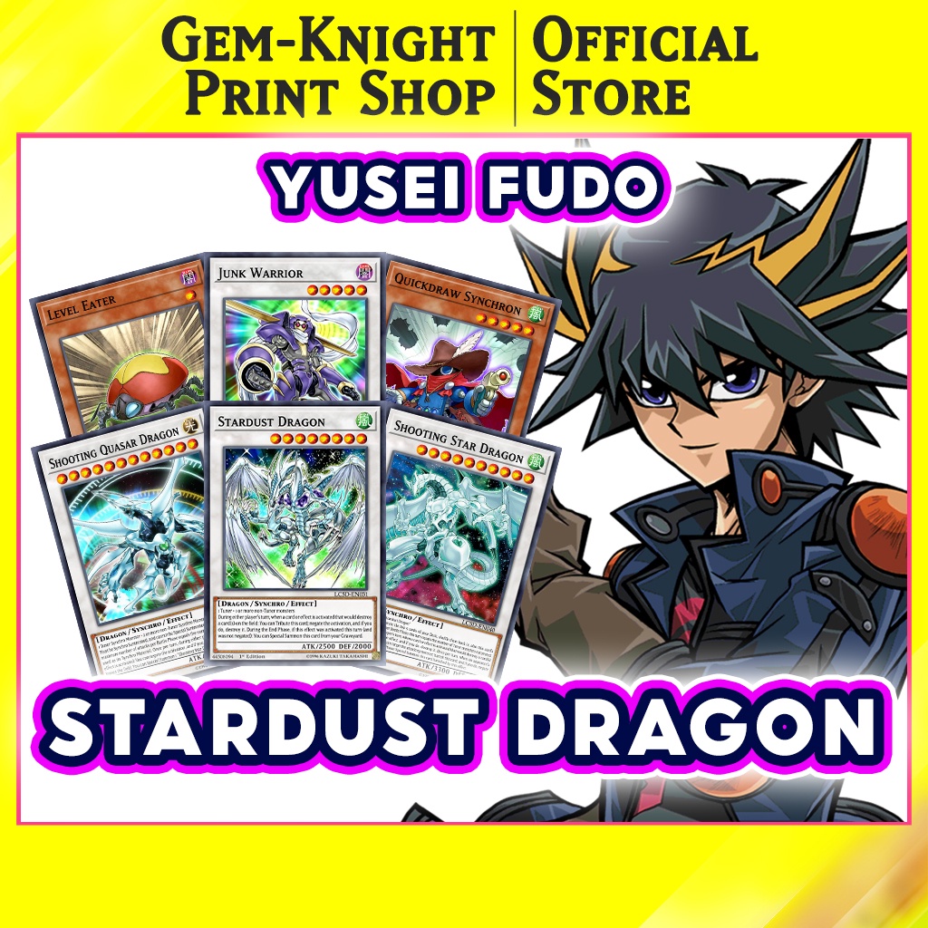 [การ์ดพิมพ์ลาย] Yugioh Deck - Stardust Dragon - Yusei Fudo Deck