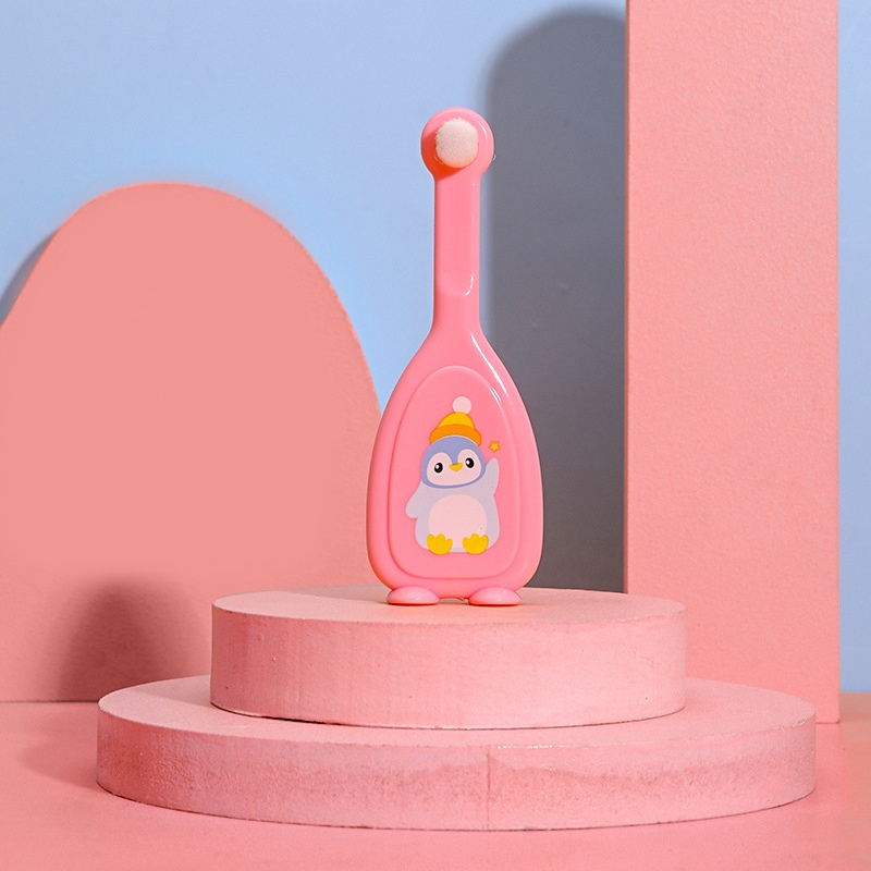 DTXmarket แปรงสีฟันขนแปรงนุ่ม แปรงสีฟันสำหรับเด็ก (เพนกวิน) 1-2ขวบ ของใช้เด็ก