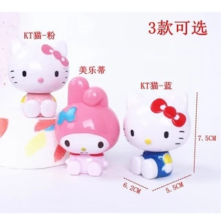 โมเดลตุ๊กตา รูปคิตตี้ มายเมโลดี้ สำหรับตกแต่งเค้ก 3 ชิ้น