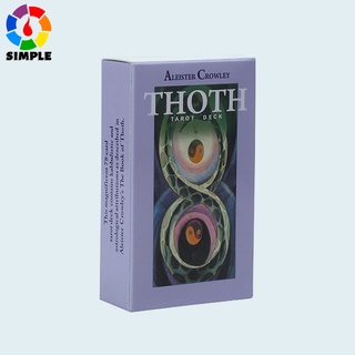 78Pcs Alester crowley thoth Tarot deck Cards