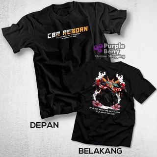 เสื้อยืดพิมพ์ลายแฟชั่น เสื้อยืด พิมพ์ลาย Reborn Honda About The Ride CBR 2 จังหวะ สําหรับ Honda Gank Herex | สีม่วง 8390