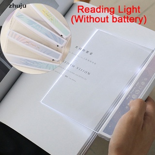 Hefeizhuju โคมไฟอ่านหนังสือ LED แบบพกพา มองเห็นที่มืด