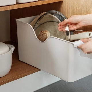 Dear Home กล่องเก็บของในครัวสำหรับเก็บหม้อ กระทะ และเครื่องครัว กล่องจัดระเบียบ ที่ใส่ของอเนกประสงค์