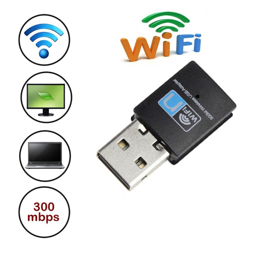 Diy 300 Mbps Usb Wifi อะแดปเตอร์ Lan เสาอากาศเครือข่ายไร้สาย 802 . 11 N/G/B  Bius | Shopee Thailand