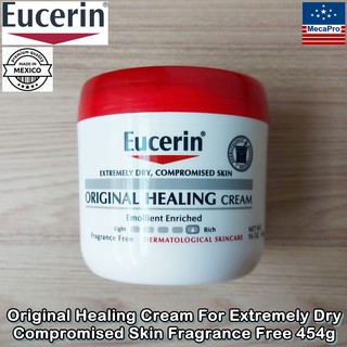 Eucerin® Original Healing Cream For Extremely Dry Compromised Skin Fragrance Free 454g ยูเซอริน ออริจินัล ฮีลลิ่ง