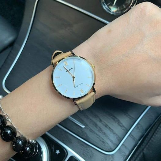 นาฬิกา Casio รุ่น LTP-VT01GL-7B นาฬิกาผู้หญิงสายหนังสีเบจ รุ่นใหม่ล่าสุด- มั่นใจ ของแท้ 100% รับประกันสินค้า 1 ปีเต็ม - รูปที่ 6