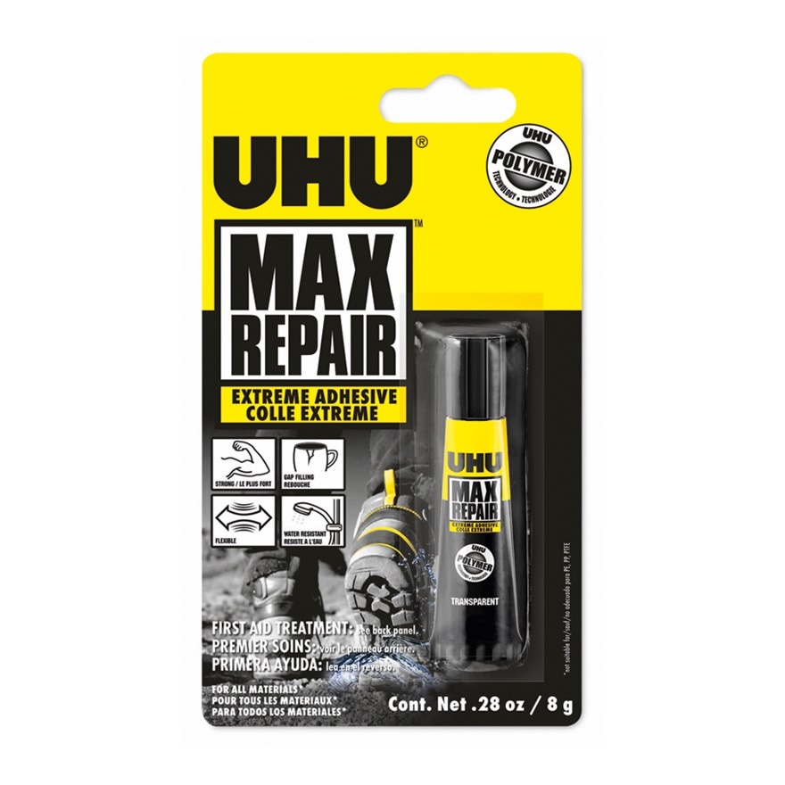 UHU MAX REPAIR GLUE - 8G แข็งแกร่งอย่างมาก