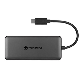 Transcends 6-in-1 USB Type-C Hub HUB5C.  *ฮับ ​​USB Type-C 6-in-1 ของทรานส์เซนด์ HUB5C มาพร้อมกับขั้วต่อ USB Type-C แบบ