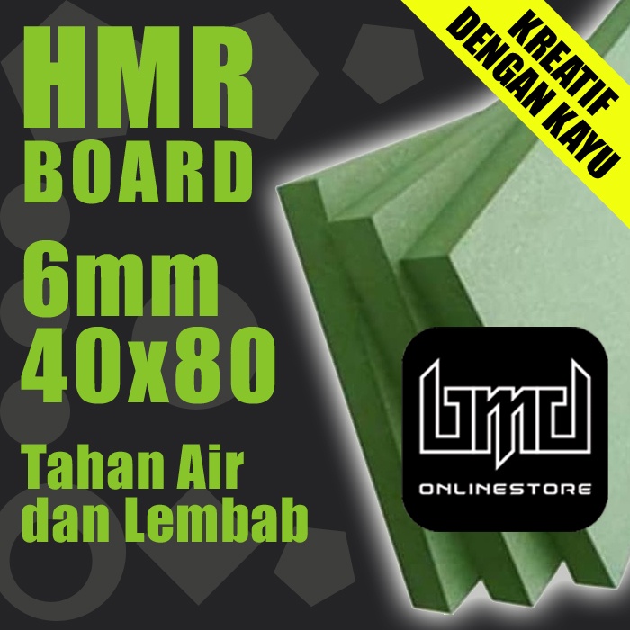 ใหม่!!! บอร์ดไม้ HMR ขนาด 6 มม. (40x80) ซม. - บอร์ดกันความชื้นสูง