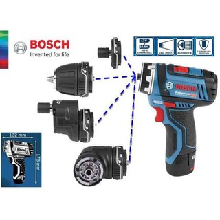 BOSCH GSR12V-15FC สว่านไร้สาย สีเขียว