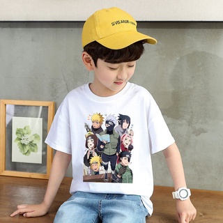 Naruto เสื้อ เสื้อยืดการ์ตูน เสื้อเด็กผู้ชาย เสื้อเด็กผู้หญิง