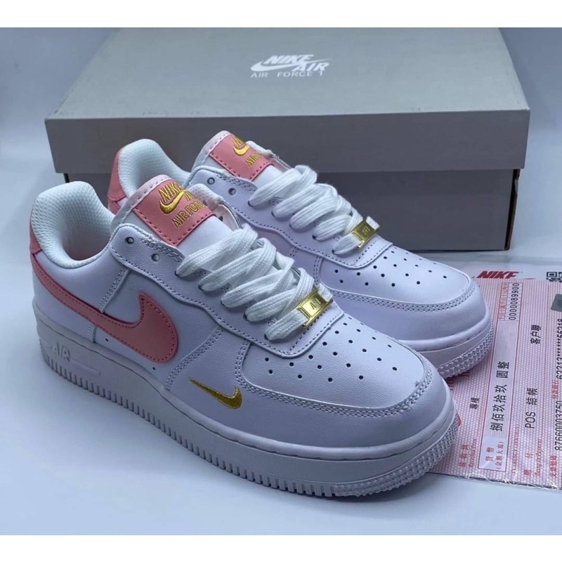 Nike Air Force 1 Low Gold (size36-40)White Pink