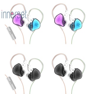 [Innerset] Kz Edc Hifi หูฟังอินเอียร์ แบบใช้สาย พร้อมไมโครโฟน สําหรับเล่นเกม