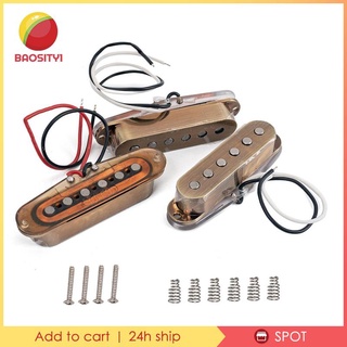 3pcs Hand Wound Single Pickups Alnico 5 Pickups for  Electric Guitar