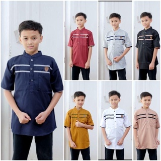 เสื้อแขนสั้น ลาย Koko Kurta สําหรับเด็กวัยรุ่น อายุ 6-15 ปี