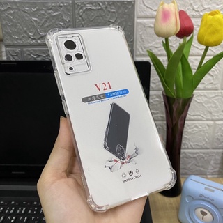 เคสกันกระแทกเคสโทรศัพท์ เคส ViVO V21 5G TPU เคสใสนิ่มคลุมกล้อง