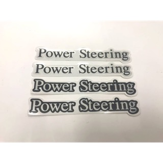 สติ๊กเกอร์ดั้งเดิม Power Steering สำหรับติดรถกระบะ NISSAN BIGM