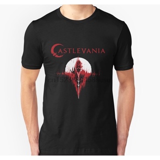 เสื้อยืดผ้าฝ้ายพิมพ์ลายขายดี เสื้อยืด พิมพ์ลาย Castlevania Dracula Beckons แฟชั่นสําหรับผู้ชาย และผู้หญิง