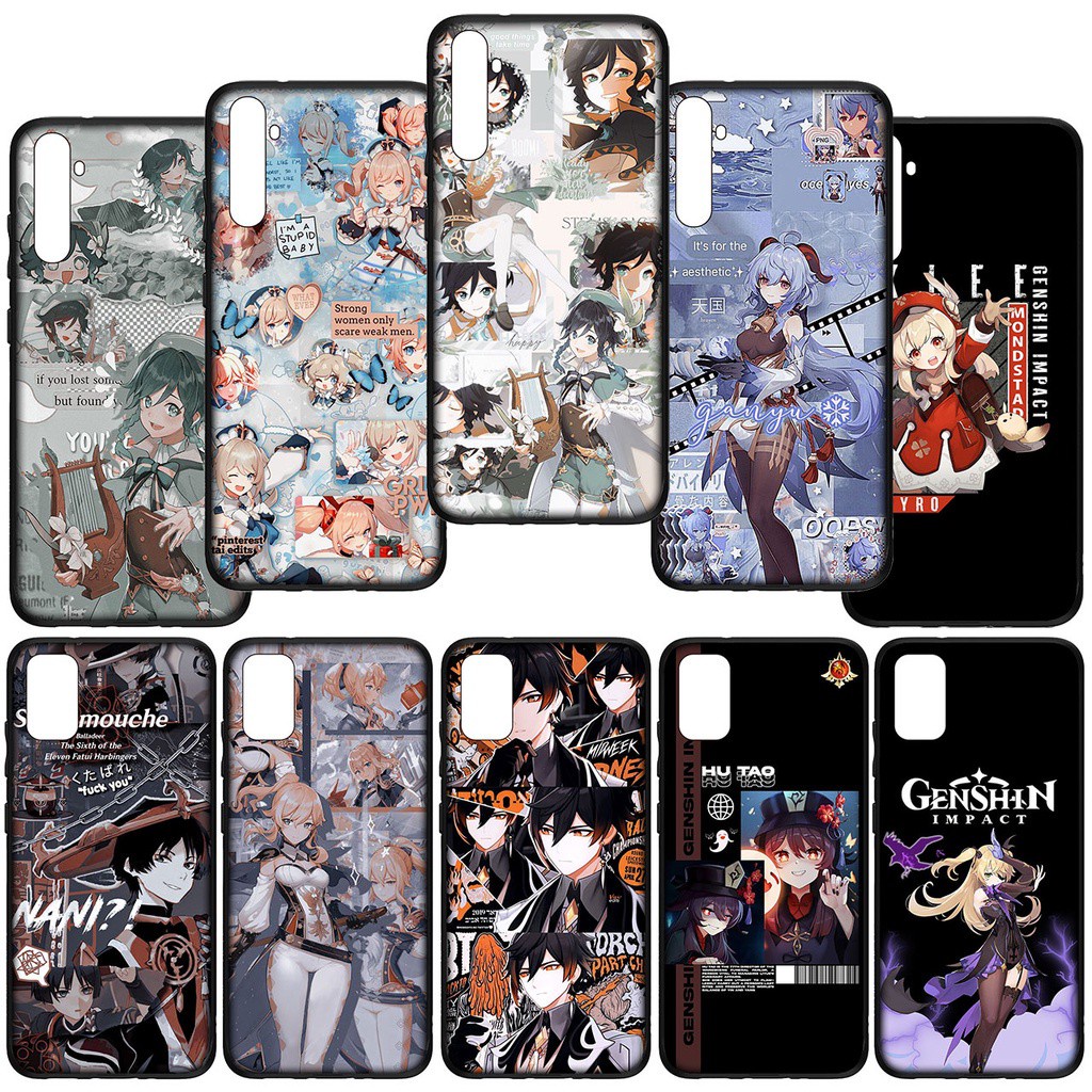 Xiaomi Redmi 10C 10A 9T 9A 7 Red mi Cover Soft Casing B-EB88 Girl เกมยอดนิยม Genshin Impact ซิลิโคน 