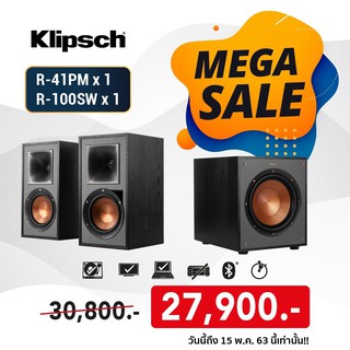 klipsch   r-41pm+r-100sw