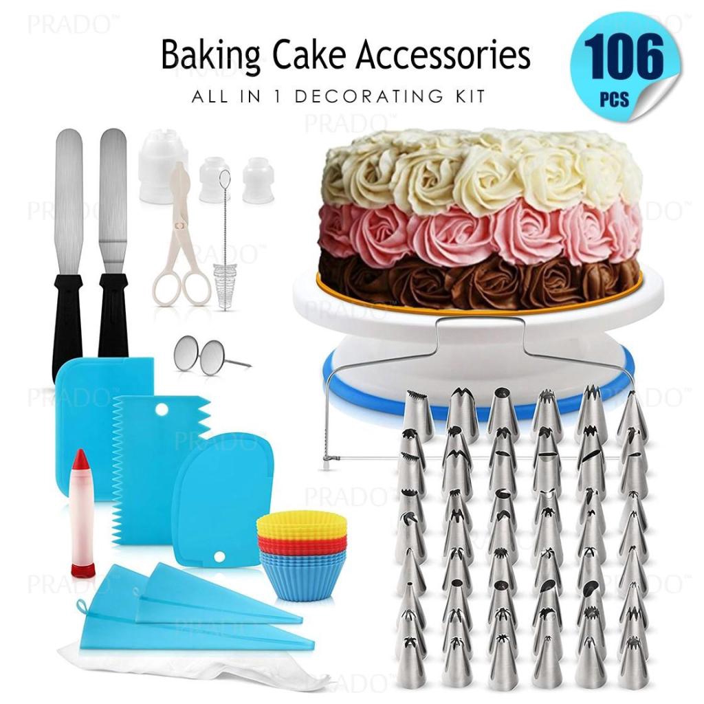Prado Malaysia 106pcs Baking Cake Decorating Accessories Tools