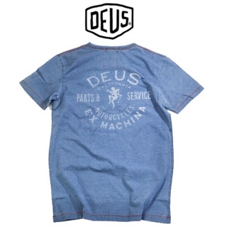 เสื้อยืดคอกลม  DEUS  แท้💯%(DU007)