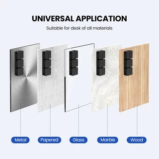 UGREEN ตะขอยึดสายเคเบิลและสายชาร์จ สำหรับห้อยกุญแจ กระเป๋า หูฟัง ติดรถยนต์ 4 ชิ้น