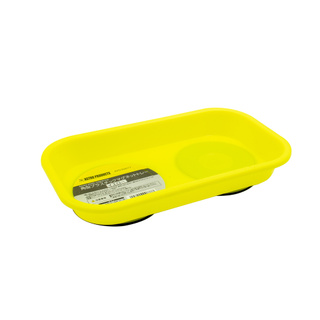 ถาดแม่เหล็ก 2 แม่เหล็ก สีเหลือง ( Plastic 2 Magnetic Tray(Yellow) )