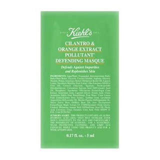 ฉลากไทย✔Kiehls Cilantro &amp; Orange Extract Pollutant Defending Mask 5 ml