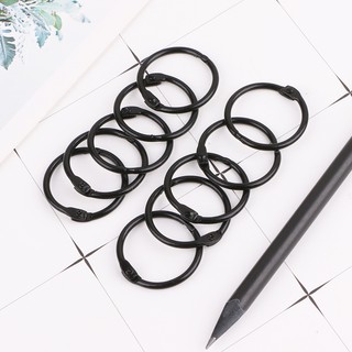 *❤❤10pcs Metal Loose Leaf Binder Ring Book Hoops DIY Albums