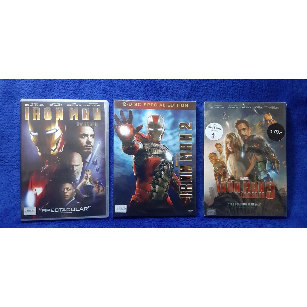 DVD Collection Iron Man 1-3 / ไอรอนแมน ภาค 1-3