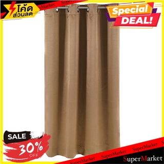 ผ้าม่าน EYELET HOME L&amp;S BREW UV 135X160 ซม. สีทอง ผ้าม่านหน้าต่าง EYELET CURTAIN HOME L&amp;S BREW UV 135X160CM GOLD