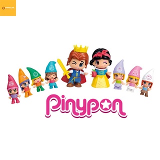 Pinypon Snow White and the 7 Dwarfs Playset ตุ๊กตาเจ้าหญิงสโนว์ไวท์และเจ้าชายพร้อมกับคนแคระทั้งเจ็ด ของแท้