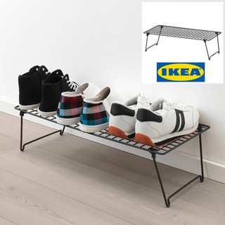 IKEA ชั้นวางรองเท้า 58 x 27 ซม. ชั้นวางรองเท้าอิเกีย วางรองเท้าได้ 3 คู่ พับได้