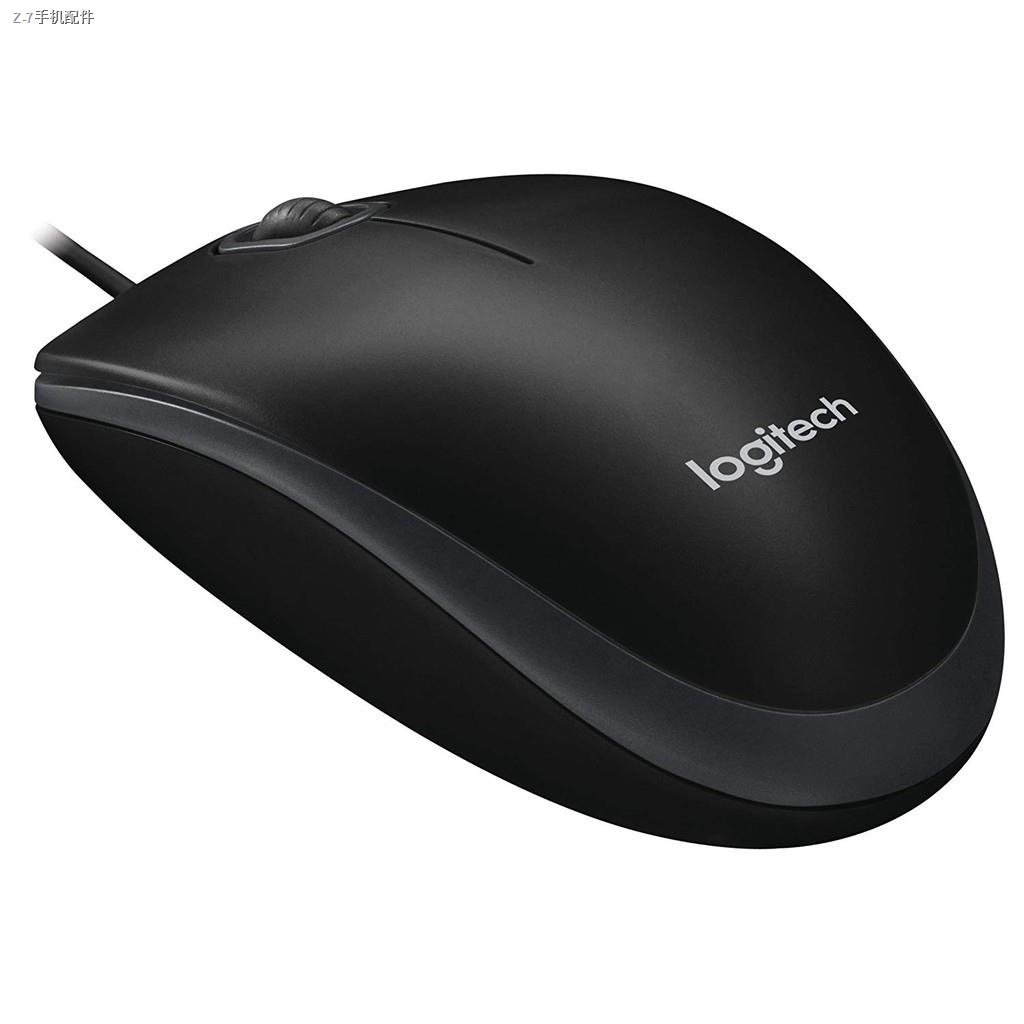 ◄✲เม้าส์ยูเอสบี Logitech B100 Optical Mouse USB (Black) ประกัน 1 ปี