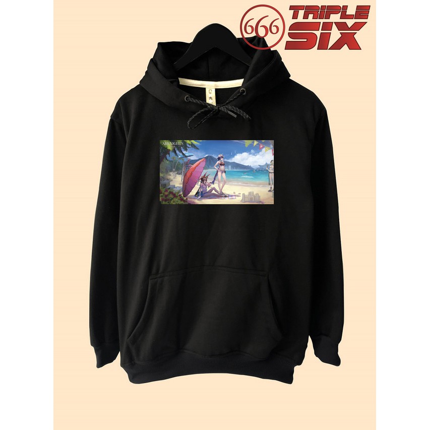 Arknights Summer Amiya Chen Ifrit เสื้อแจ็คเก็ตมีฮู้ด