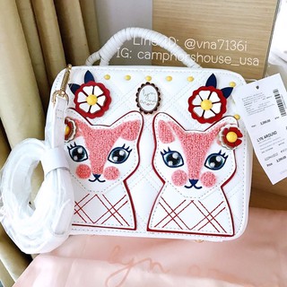 🌟พร้อมส่ง🌟ของใหม่ มือ 1💕Lyn Around Twin Kitten Handbag